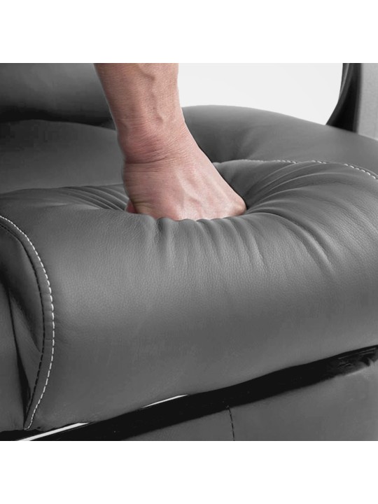 Scaun de birou Pacific cu functie de masaj V2, gri