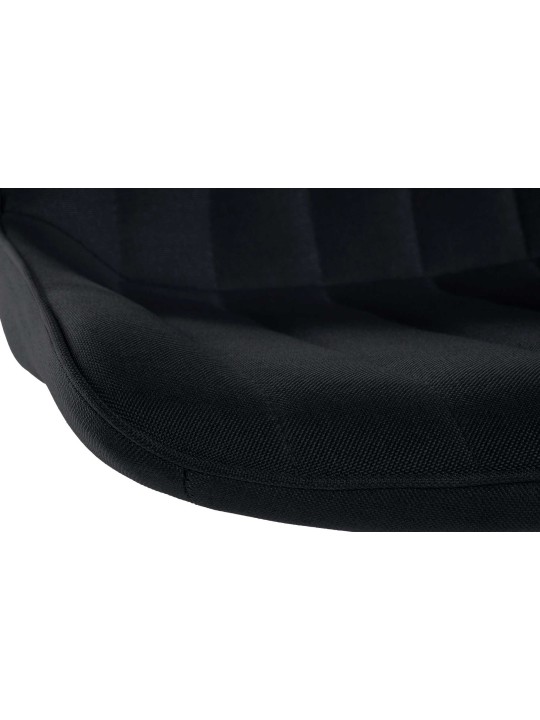 Set 2 taburete de bar stofa Toni, negru