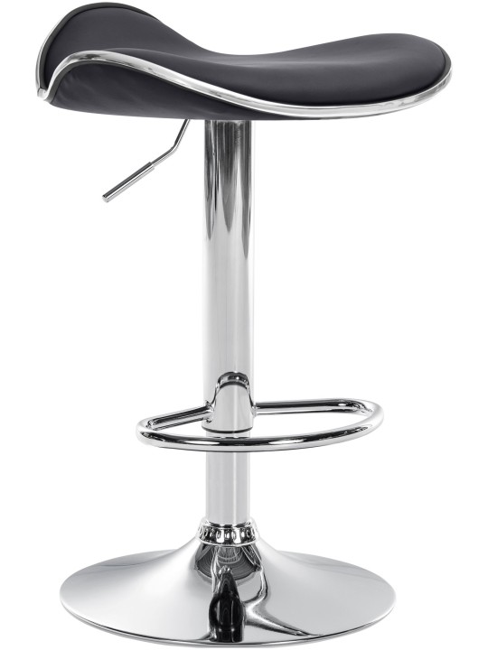 Scaun de bar Shanghai imitatie piele C, negru Scaun de bar Shanghai imitatie piele C, negru