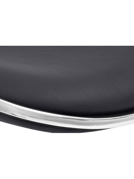 Scaun de bar Shanghai imitatie piele C, negru Scaun de bar Shanghai imitatie piele C, negru