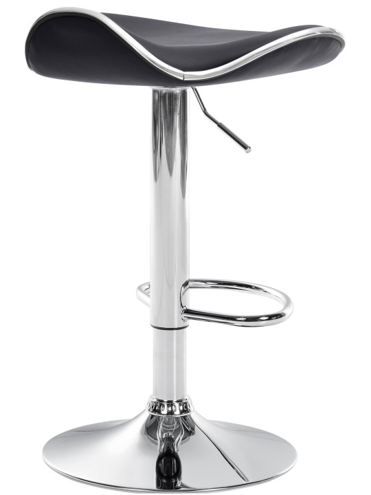 Scaun de bar Shanghai imitatie piele C, negru Scaun de bar Shanghai imitatie piele C, negru