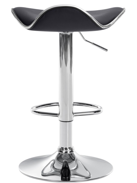 Scaun de bar Shanghai imitatie piele C, negru Scaun de bar Shanghai imitatie piele C, negru