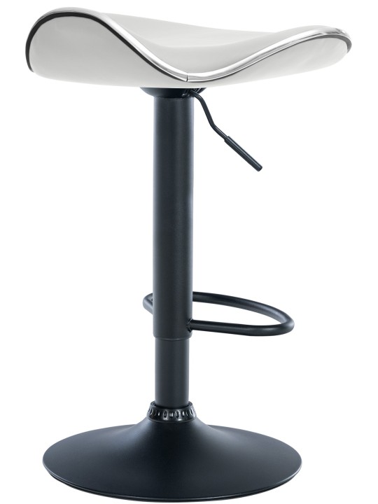 Scaun de bar Shanghai piele artificiala, alb Scaun de bar Shanghai piele artificiala, alb