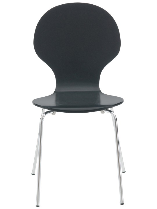 Scaun vizitator Diego, negru