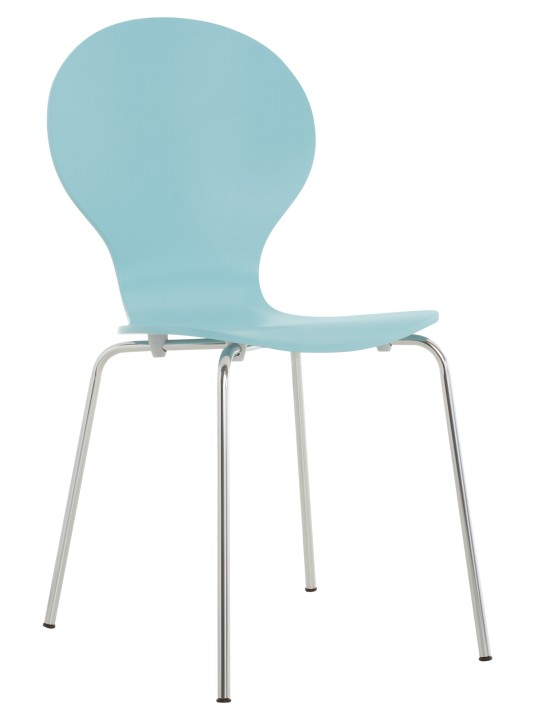 Scaun vizitator Diego, albastru deschis Scaun vizitator Diego, albastru deschis