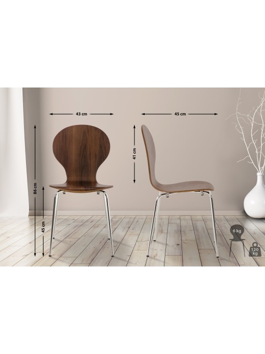 Scaun vizitator Diego, nuc Scaun vizitator Diego, nuc