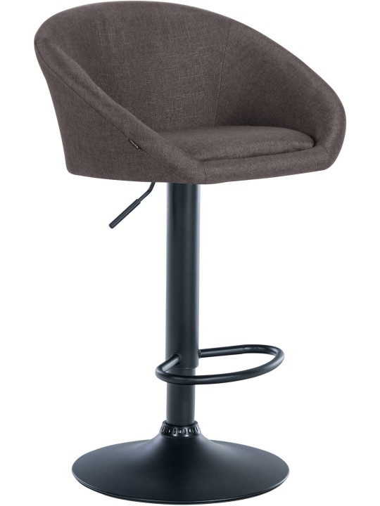 Scaun de bar țesătură Davie, gri închis Scaun de bar țesătură Davie, gri închis