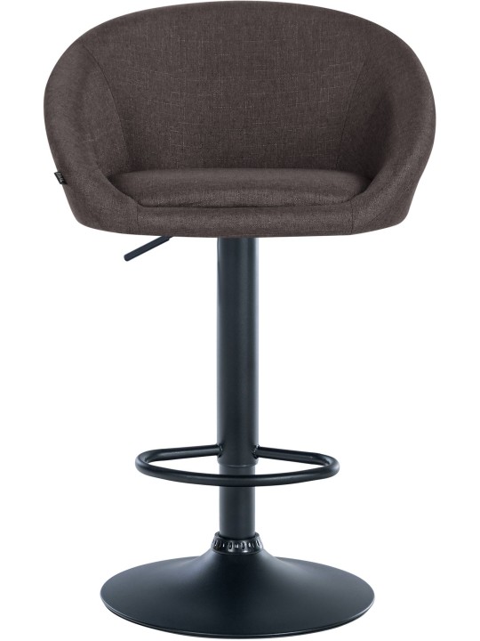 Scaun de bar țesătură Davie, gri închis Scaun de bar țesătură Davie, gri închis