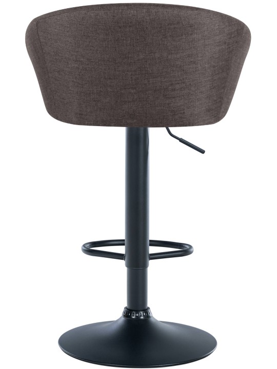 Scaun de bar țesătură Davie, gri închis Scaun de bar țesătură Davie, gri închis