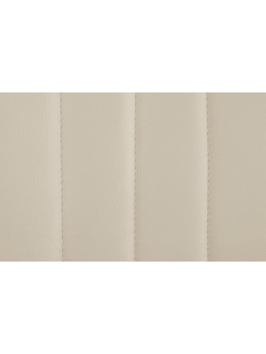 Set 2 taburete de bar Toni imitatie piele, crem