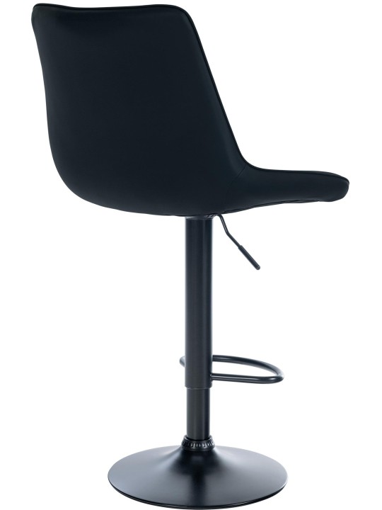 Set 2 taburete de bar Toni imitatie piele, negru Set 2 taburete de bar Toni imitatie piele, negru