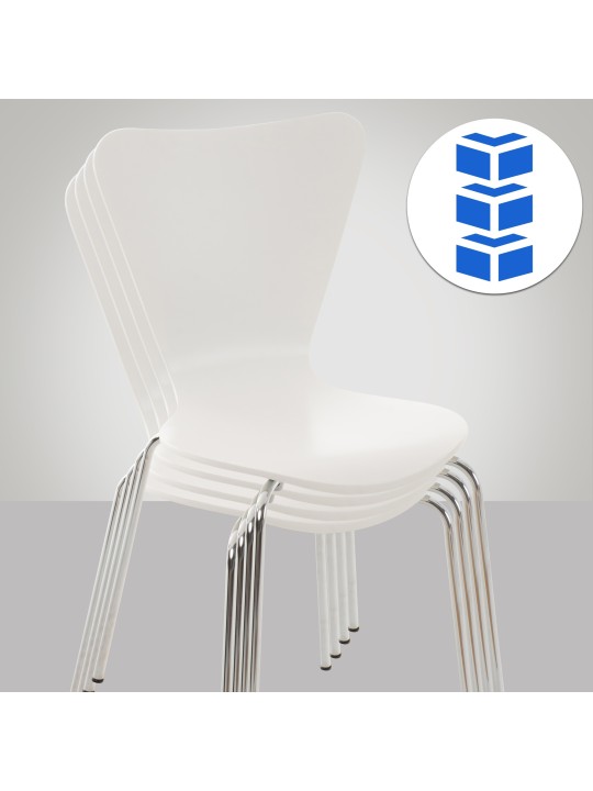 Scaun vizitator Calisto, alb Scaun vizitator Calisto, alb