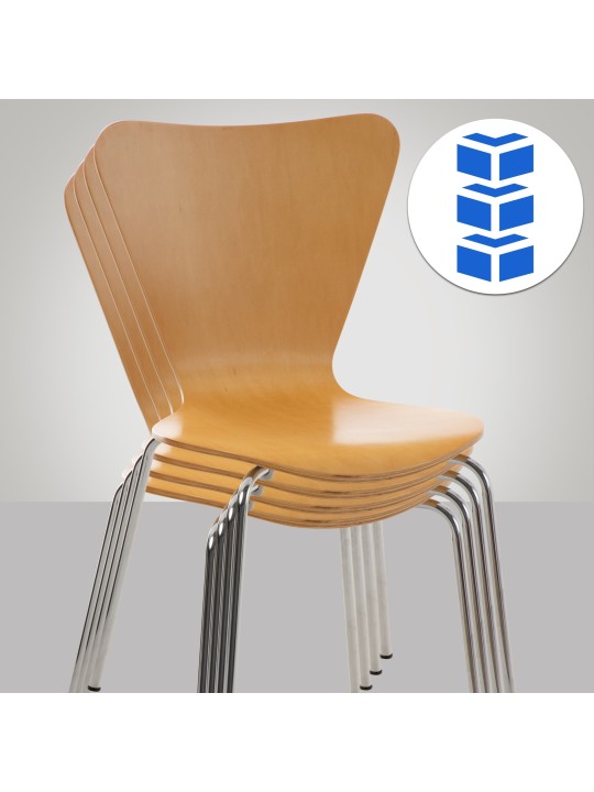 Scaun vizitator Calisto, natural