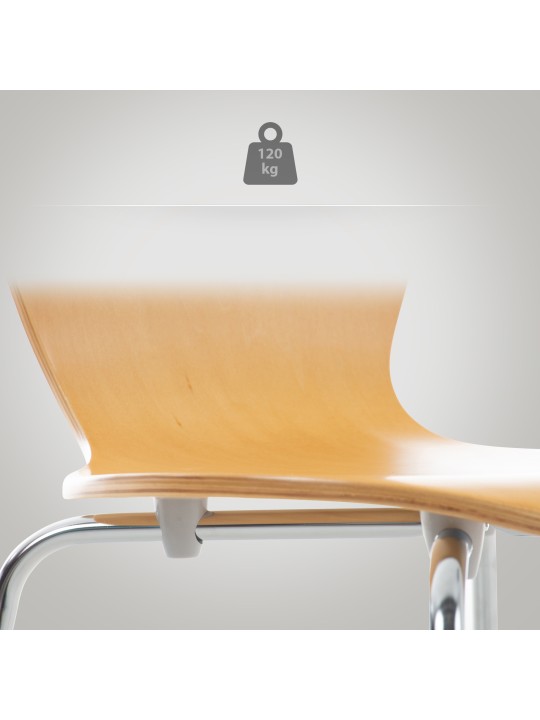 Scaun vizitator Calisto, natural