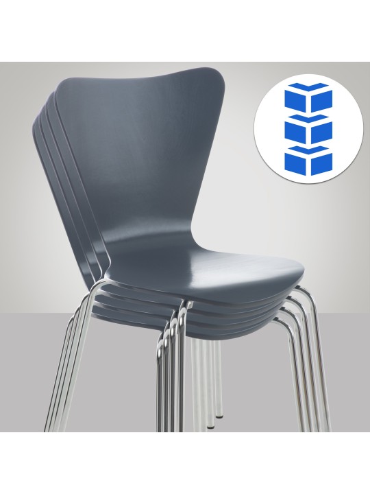 Scaun vizitator Calisto, gri Scaun vizitator Calisto, gri