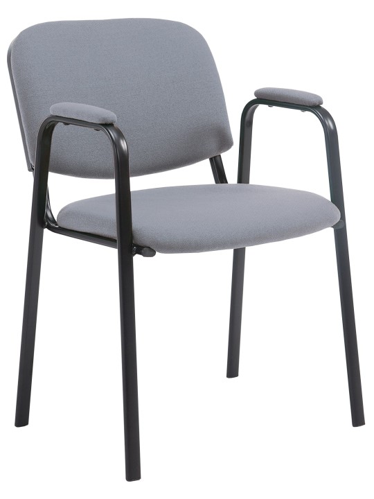 Scaun vizitator Ken PRO material, gri Scaun vizitator Ken PRO material, gri