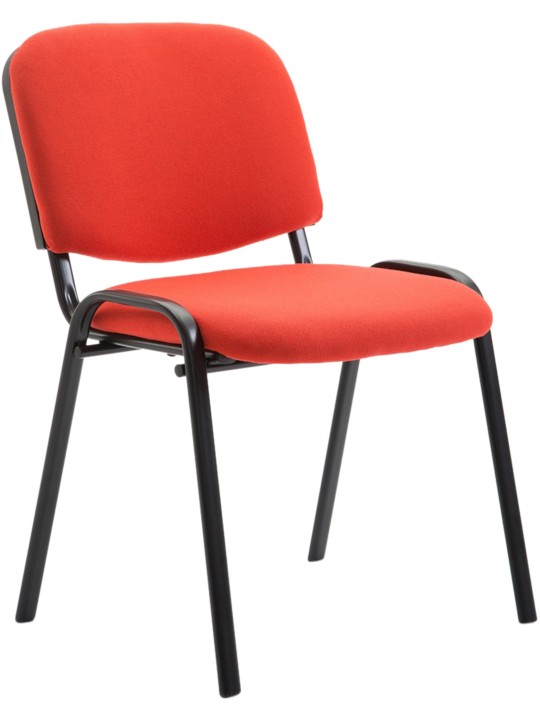 Scaun vizitator Ken V2 stofa, roșu