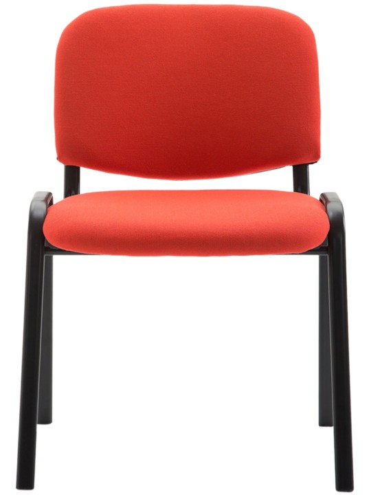 Scaun vizitator Ken V2 stofa, roșu