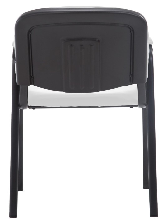 Scaun vizitator Ken PRO piele artificiala, alb