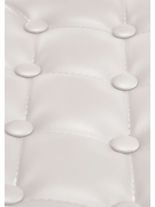 Scaun de lucru Dublin imitatie piele, alb