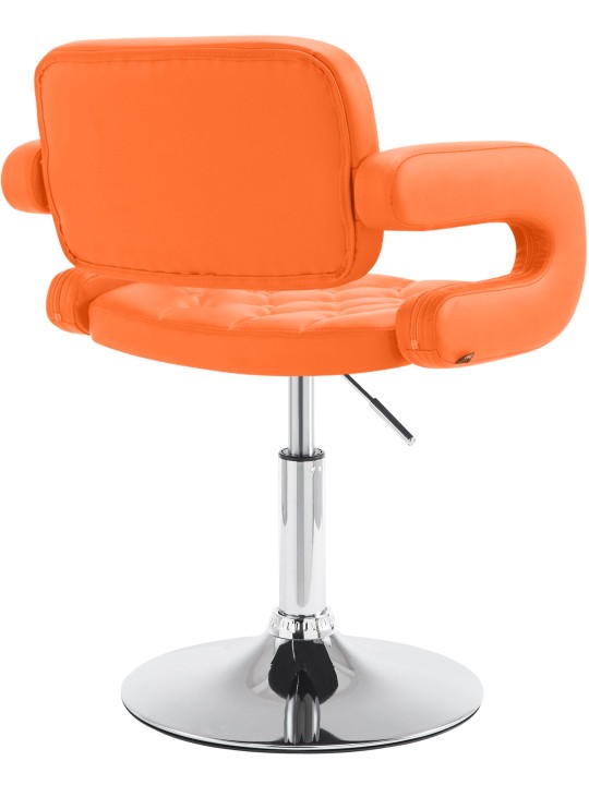 Sezlong Dublin imitatie piele, portocaliu