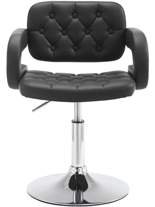 Sezlong Dublin imitatie piele, negru