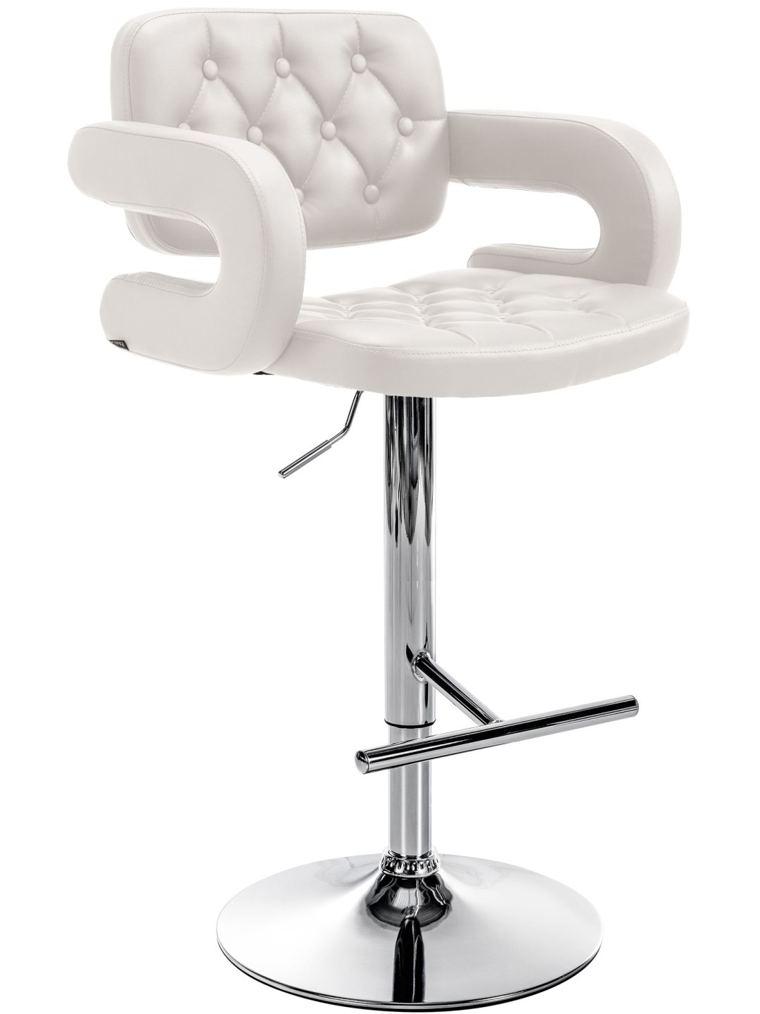 Scaun de bar Dublin C, alb