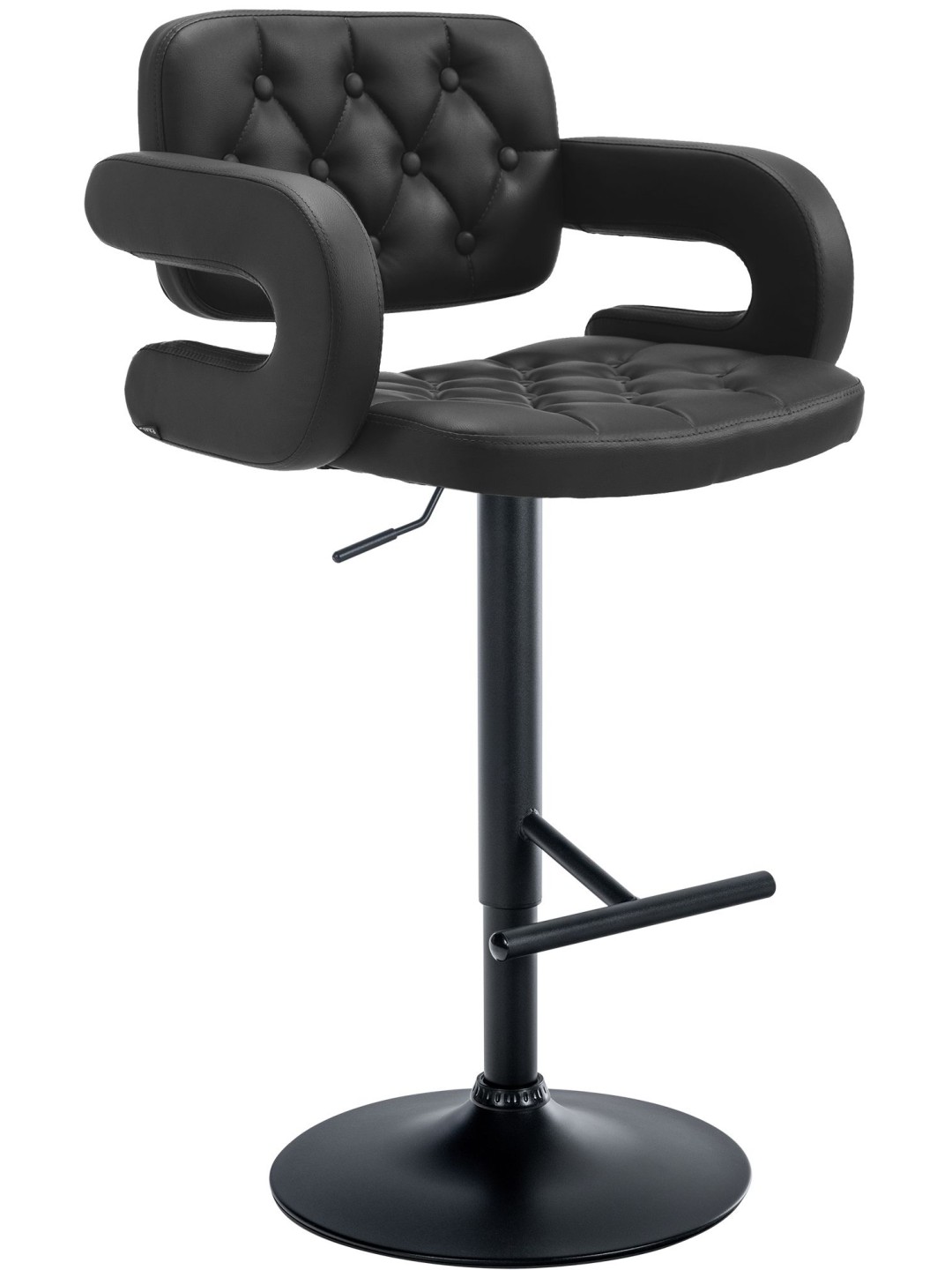 Scaun de bar Dublin, negru