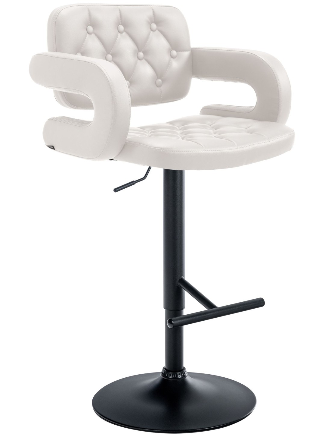 Scaun de bar Dublin, alb