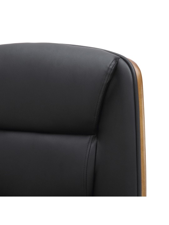 Scaun de birou Yankton, nuc/negru