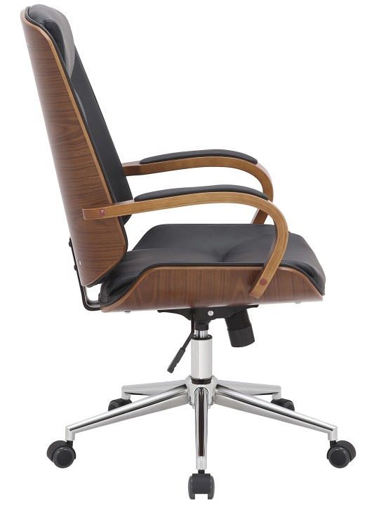 Scaun de birou Yankton, nuc/negru