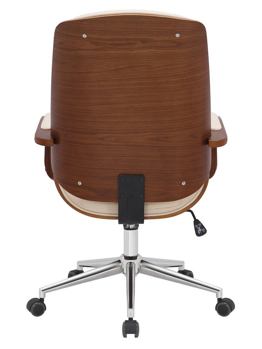 Scaun de birou Yankton, nuc/crem