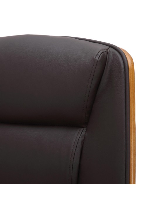 Scaun de birou Yankton, nuc/maro