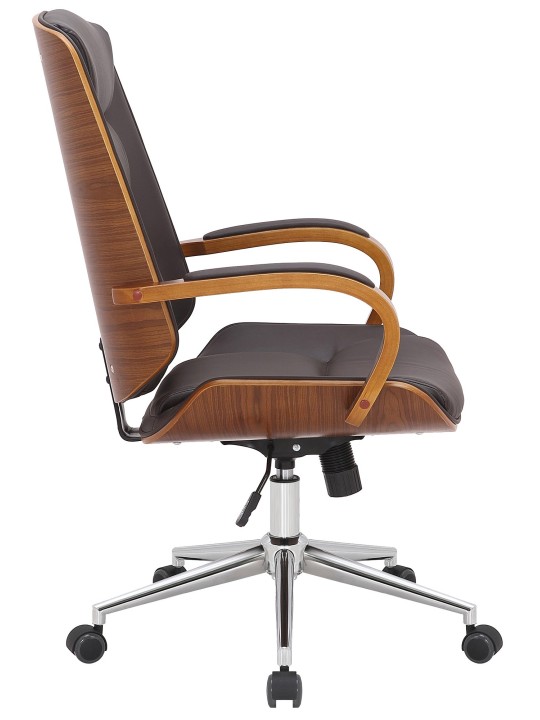 Scaun de birou Yankton, nuc/maro