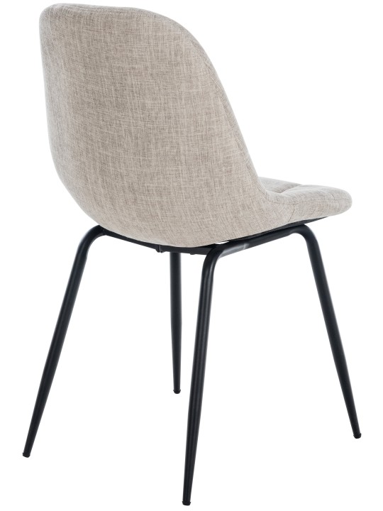 Set 2 scaune Tom stofa, crem Set 2 scaune Tom stofa, crem