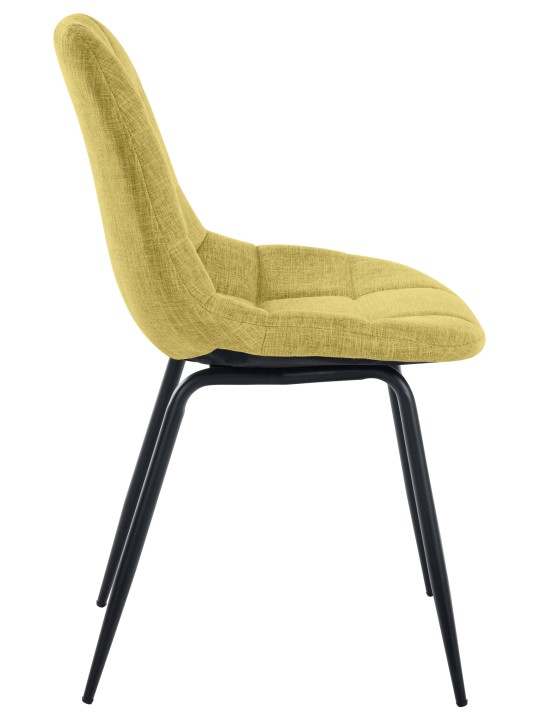 Set 2 scaune Tom stofa, verde deschis