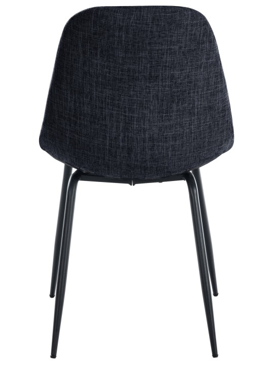 Set 2 scaune Tom stofa, negru Set 2 scaune Tom stofa, negru