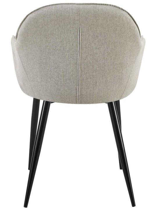 Set 2 scaune de sufragerie stofa Boise, gri Set 2 scaune de sufragerie stofa Boise, gri