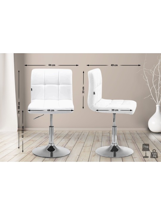 Șezlong Palma V2, alb