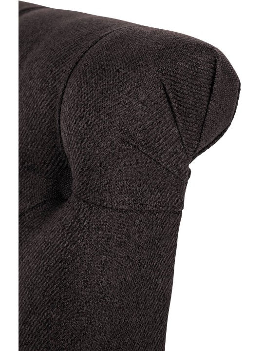 Set 2 scaune de sufragerie Lisburn Fabric, negru Set 2 scaune de sufragerie Lisburn Fabric, negru