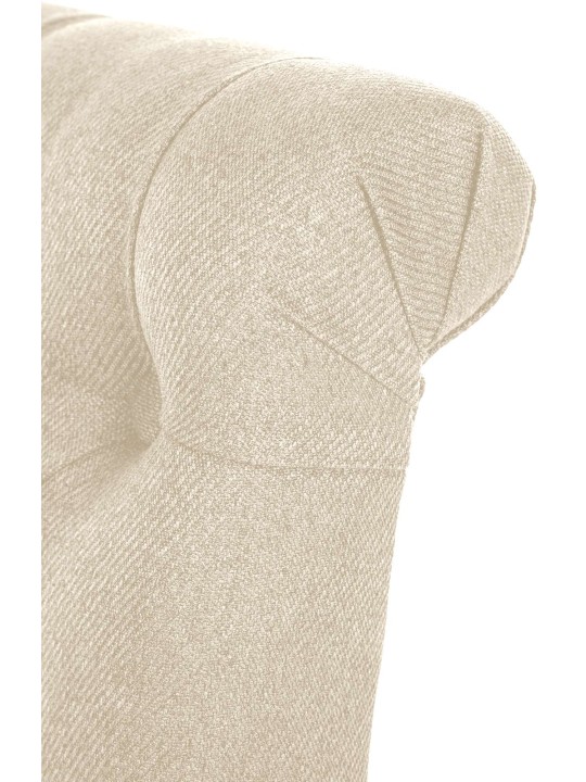 Set 2 scaune de sufragerie Lisburn Fabric, crem Set 2 scaune de sufragerie Lisburn Fabric, crem