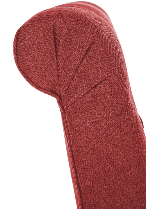 Set 2 scaune de sufragerie Lisburn Fabric, roșu Set 2 scaune de sufragerie Lisburn Fabric, roșu