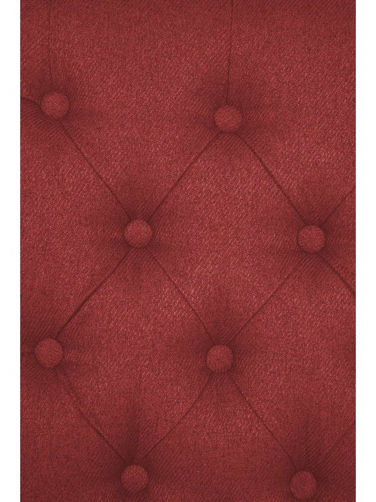 Set 2 scaune de sufragerie Lisburn Fabric, roșu Set 2 scaune de sufragerie Lisburn Fabric, roșu