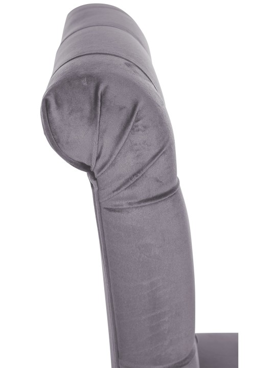 Set 2 scaune de sufragerie catifea Lisburn, gri închis Set 2 scaune de sufragerie catifea Lisburn, gri închis