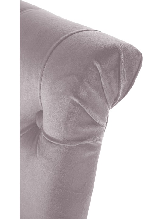 Set 2 scaune de sufragerie catifea Lisburn, gri