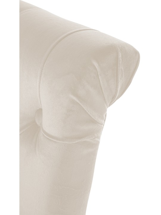 Set 2 scaune de sufragerie catifea Lisburn, crem Set 2 scaune de sufragerie catifea Lisburn, crem