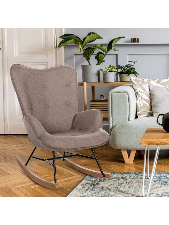 Scaun Sanka stofa, taupe Scaun Sanka stofa, taupe