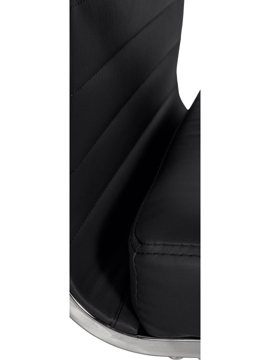 Scaun de birou Amadora imitatie piele, negru