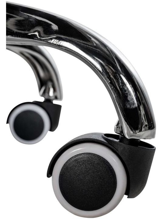 Scaun de birou Amadora material, gri închis