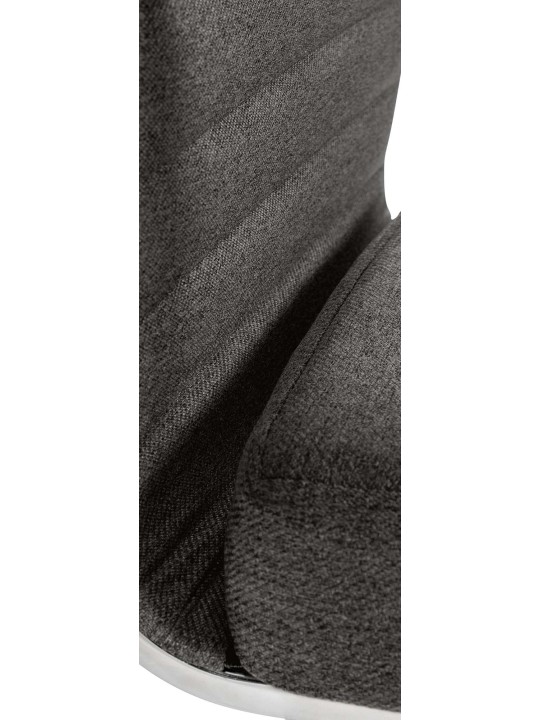 Scaun de birou Amadora material, gri închis